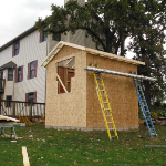 12x12 Gable 12' sidewalls Wind Lake #5